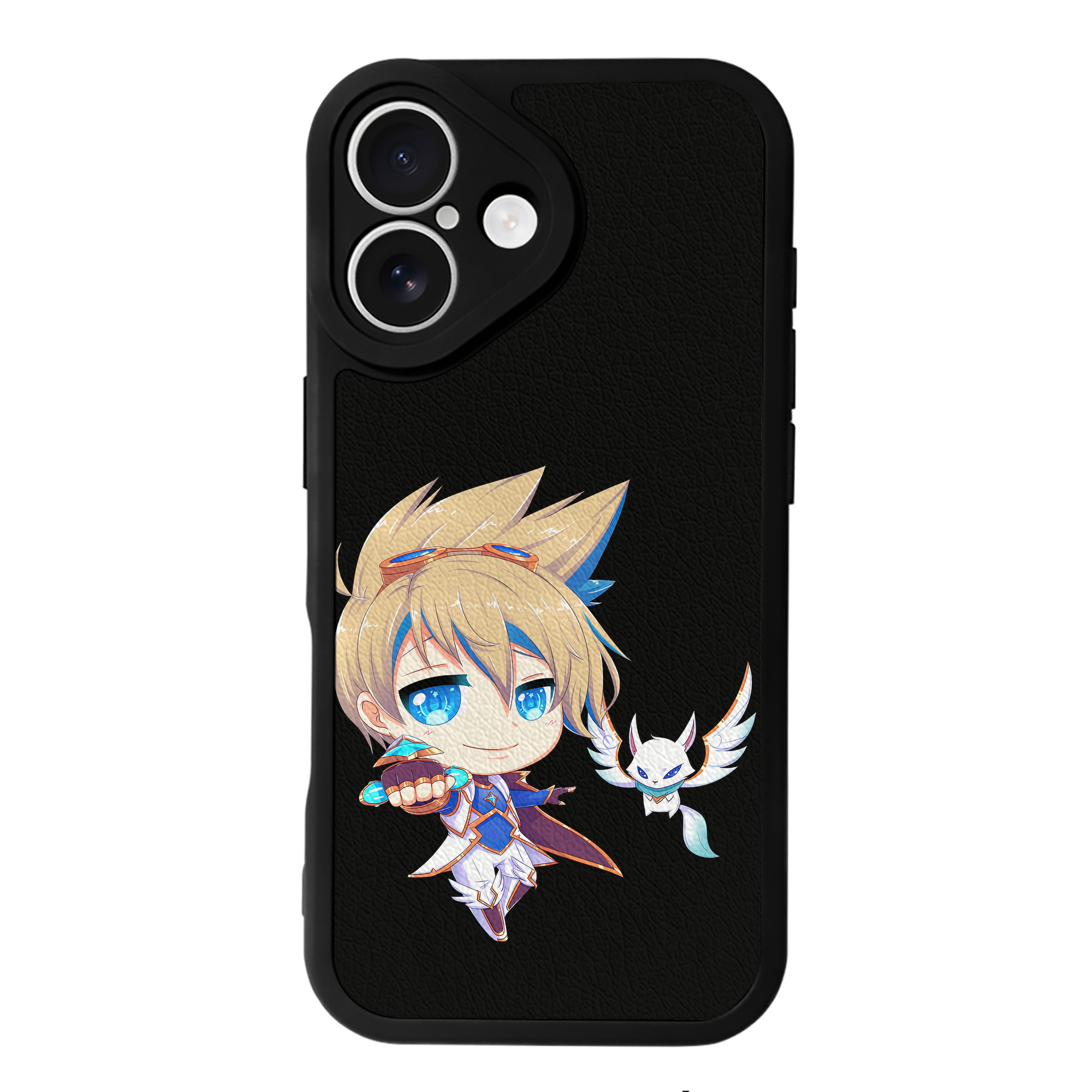 （画像用） リーグ・オブ・レジェンド League of Legends LOL 【iPhone 16シリーズ対応】シリコンスマホケース（レザー調） 材質：シリコン